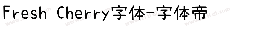 Fresh Cherry字体字体转换